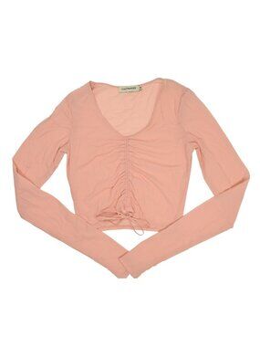 Cultnaked Ruched Crop Top in Pink